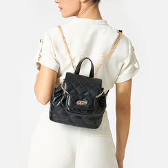 Mochila mujer negra, Primadonna, 255100812EPNEROUNI, 002