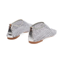 Ballerine argento con pietre scintillanti, Primadonna, 272754801TRARGE035, 004 preview