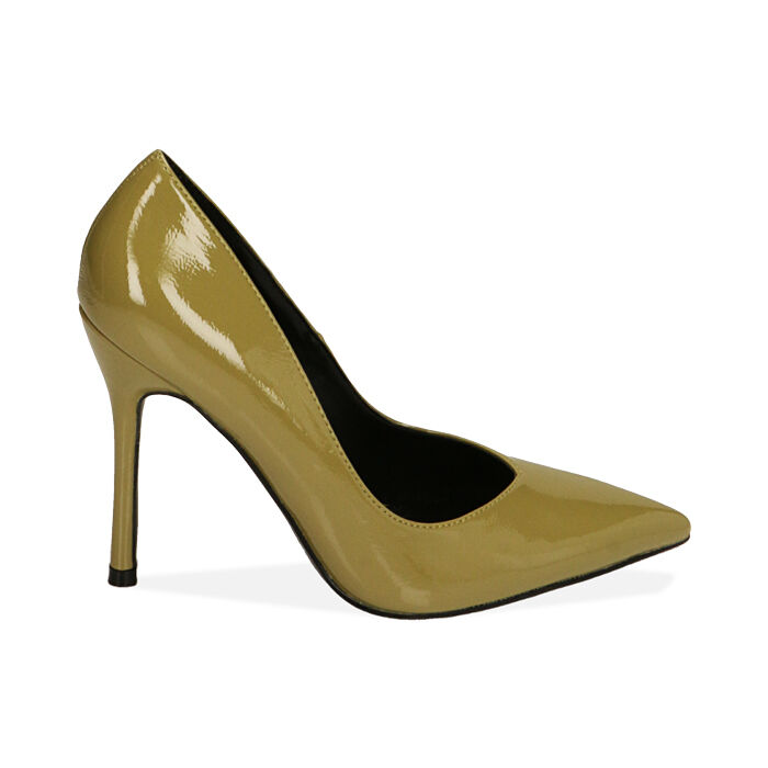 Escarpins femme sale vert