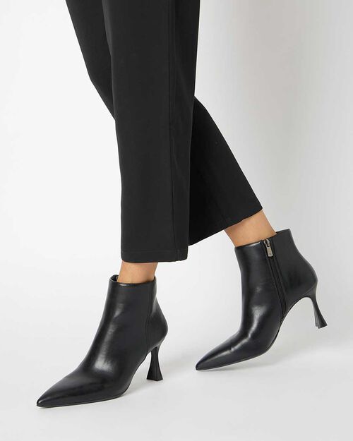 WOMEN SHOES DEMI-BOOT SYNTHETIC NERO, BLACK