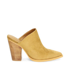 Sabot femme cognac en microfibre, Primadonna, 253086318MFCOGN035, 001a
