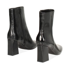 Botines negros en charol con tacón de 7,5 cm, Primadonna, 264943781NPNERO035, 004 preview