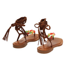 Sandales plates femme cognac, Primadonna, 253605901EPCOGN036, 004 preview