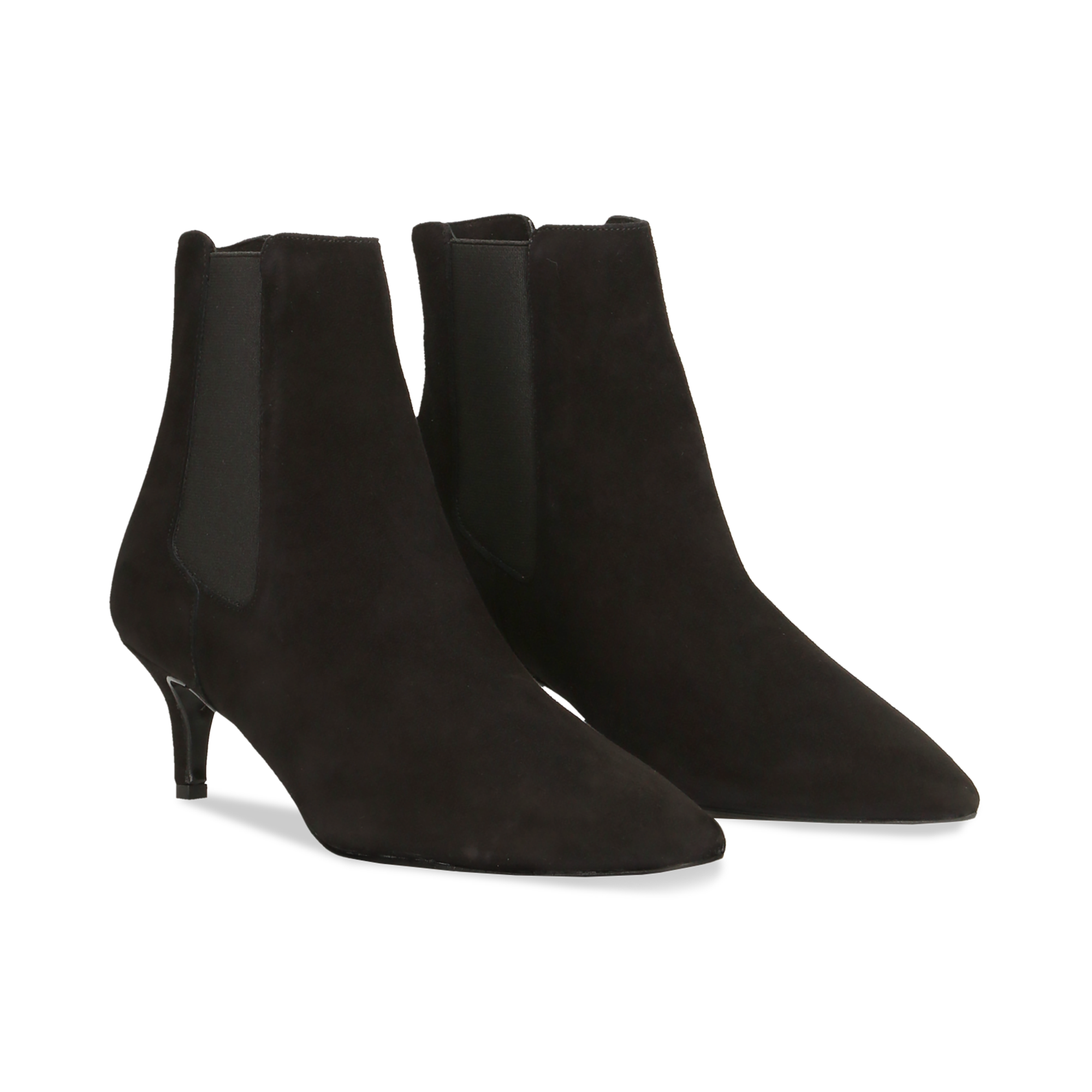 stivaletti camoscio neri