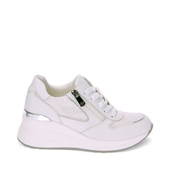 Sneakers bianco argento, Primadonna, 232850921EPBIAR036, 001a