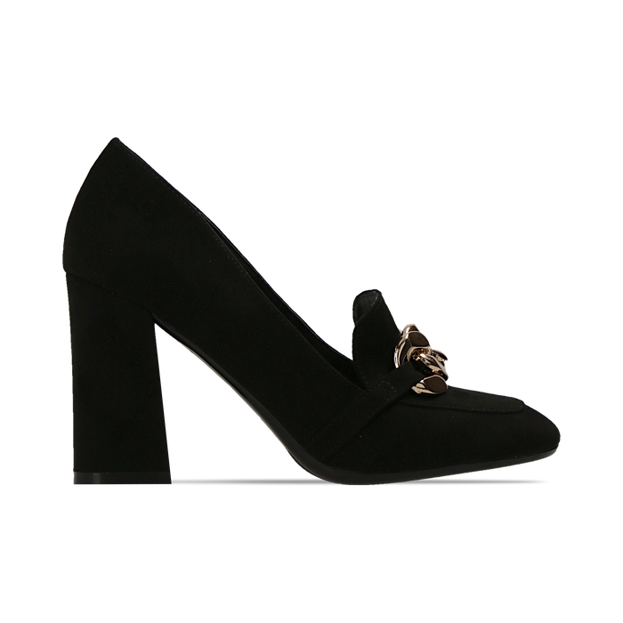 Mocassino Tacco 9 Cm Nero College Cod 122186591mfnero Primadonna Collection