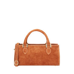 Borsa a mano donna cognac allungata, Promozioni, 240804511CMCOGNUNI, 001a