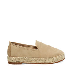 Espadrillas beige con tacco 3 cm, Primadonna, 274928811MFBEIG035, 001a