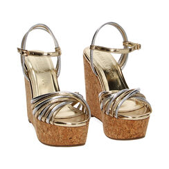Zeppe oro in laminato, Primadonna, 232721722LMOROG036, 002 preview
