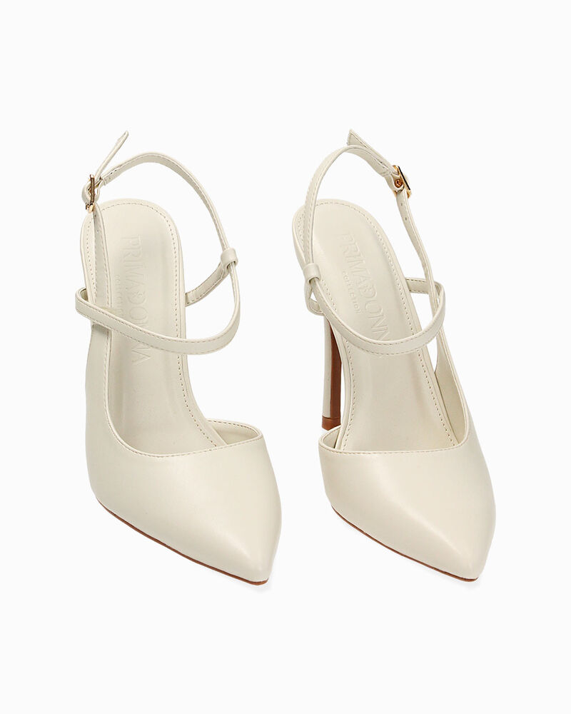 D&eacute;collet&eacute; slingback panna, tacco 10,5 cm,  image number null