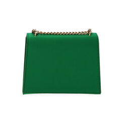 Borsa a tracolla verde in tessuto, Primadonna, 215123167LYVERDUNI, 003 preview