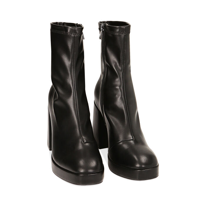Stivaletti donna neri tacco 9 5 cm Primadonna Collection