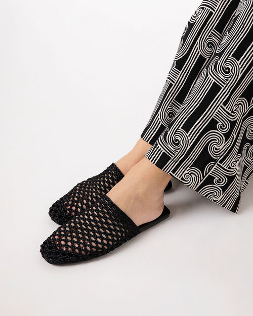 Sabot neri eleganti da donna, BLACK