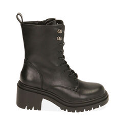 Botas militares negras con cremallera, Primadonna, 200638208EPNERO035, 001 preview