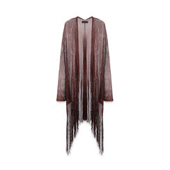Poncho donna bronzo in tessuto laminato, Primadonna, 25B450208TSBRONUNI, 003 preview