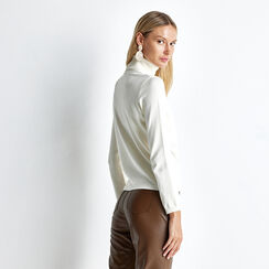 Maglia panna collo alto, Primadonna, 22U423642TSPANNL, 003 preview
