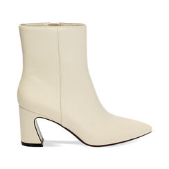 Tronchetto panna, tacco 7,5 cm, Primadonna, 244909513EPPANN036, 001 preview