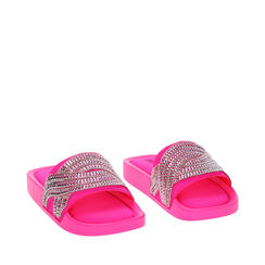 Sandali mare fucsia in lycra, Ultime occasioni, 23U508228LYFUCS036, 002a