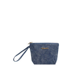 Pochette femme en jean en tissu, Primadonna, 255125740TSJEANUNI, 001a
