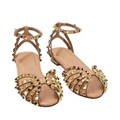 Ballerine borchiate nude, Primadonna, 21G472056EPNUDE036, 002a