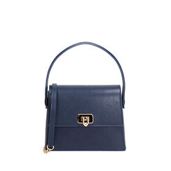 Mini bag blu con tracolla rimovibile, Primadonna, 275130274EPBLUEUNI, 001a