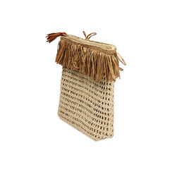 Pochette donna da mare in paglia beige, Primadonna, 25J904696PGBEIGUNI, 003 preview