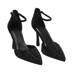 Sandalia Abierta Negro con Altura de Tacón de 9,5 cm, Primadonna, 264906901MPNENE036, 003 preview