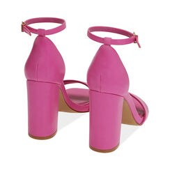 Sandali fucsia, tacco 9 cm , Primadonna, 192104901EPFUCS038, 004 preview