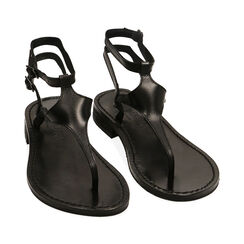 ZAPATOS FLAT PIEL NERO, Primadonna, 21B814021PENERO035, 002a