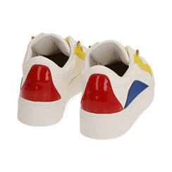 Sneakers bianco/giallo, Primadonna, 19F916057EPBIGI036, 003 preview