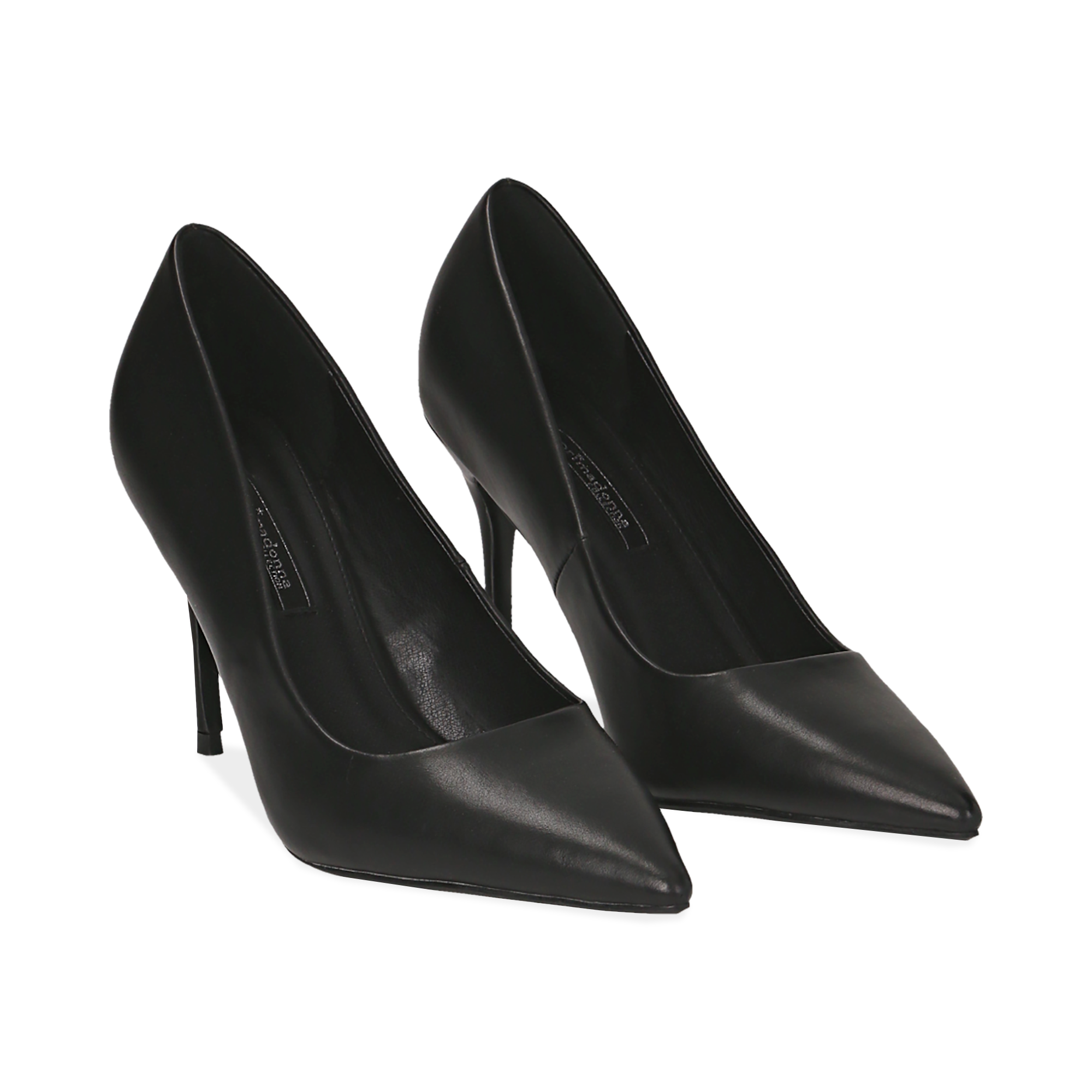 MELISSA Décolleté a punta con cinturino - nero vernice - Boscaini Scarpe