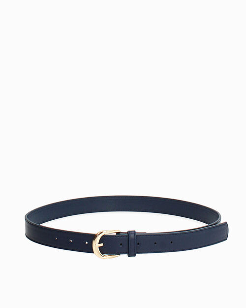 Cintura blu con dettaglio chic, BLUE