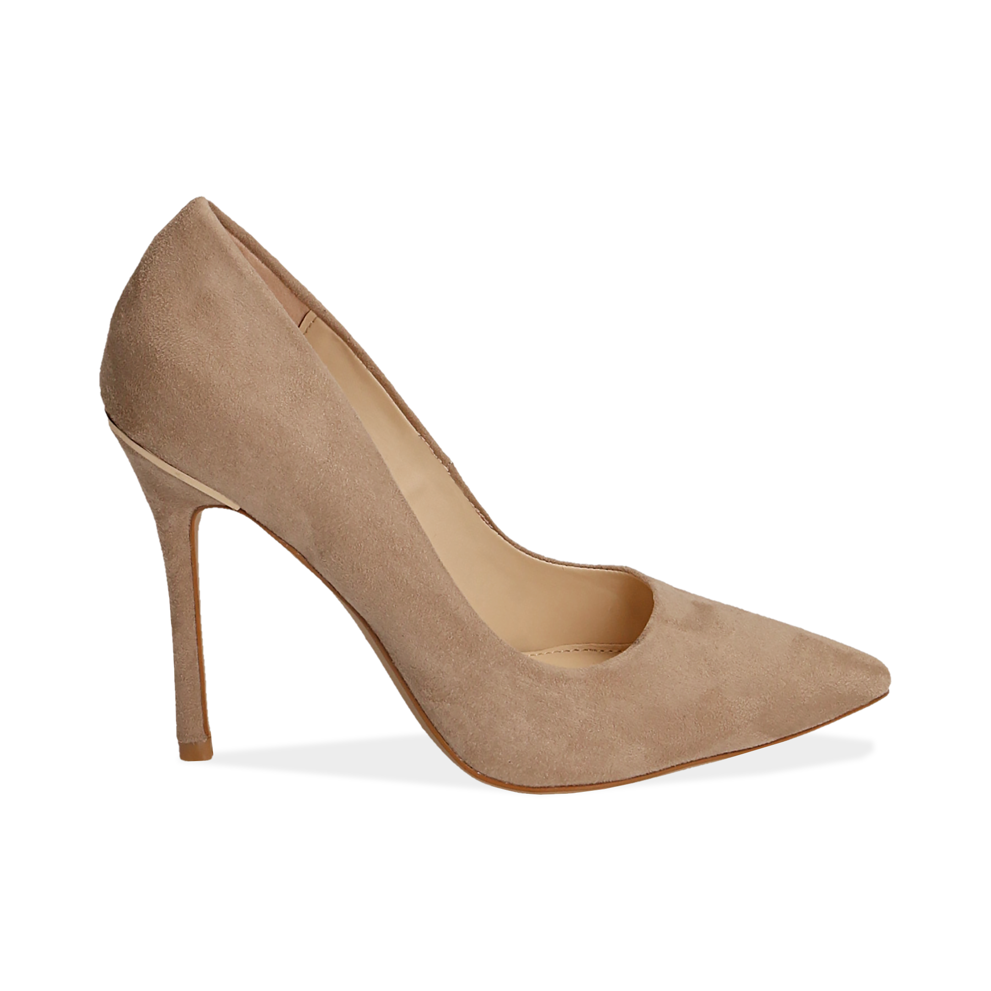 scarpe decollete beige