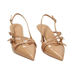 WOMEN SHOES CHANEL SYNTHETIC PATENT NUDE, Primadonna, 232118220VENUDE036, 002 preview