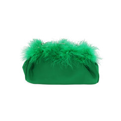 Sac à bandoulière vert orné de plumes, Primadonna, 205124500LYVERDUNI, 003 preview