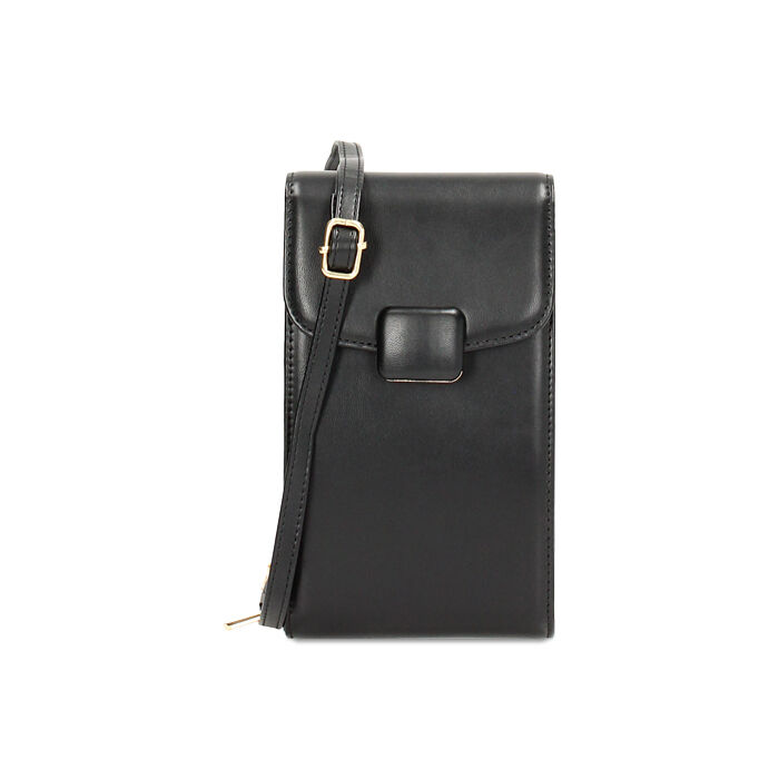 Minibag nera a tracolla, Primadonna, 235122515EPNEROUNI