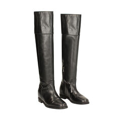 Botte en cuir noire, Primadonna, 24L610001PENERO035, 002a