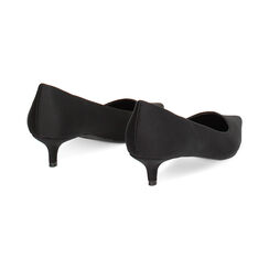 Décolleté nere in tessuto, tacco 4,5 cm, Primadonna, 244945801LYNERO035, 003 preview