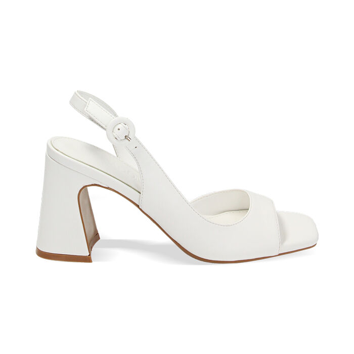 Sandales à talons blancs, Primadonna, 232107101EPBIAN035