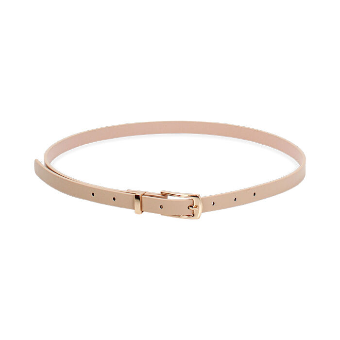 Cintura donna beige stretta, Primadonna, 25B413456EPBEIGUNI