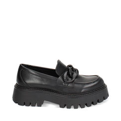 Mocassino nero con catena, Primadonna, 240628920EPNERO039, 001a