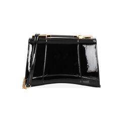 Minibag nera in vernice, Primadonna, 235125444VENEROUNI, 003 preview