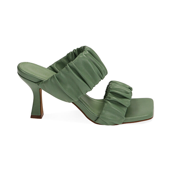 Mules mujer salvia tac n 8 cm Primadonna Collection