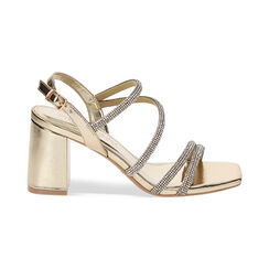Sandale à talon dorée pour femme de soirée, Primadonna, 254946303LPOROG035, 001 preview