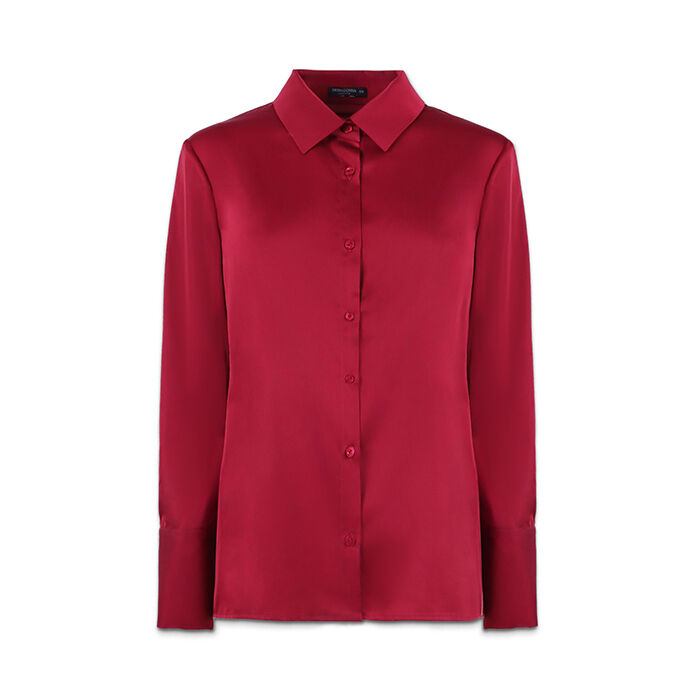 Camicia donna bordeaux, Primadonna, 25C924429TSBORDM