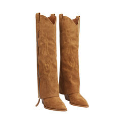 Botas texanas camel tac&oacute;n 8 cm, Zapatos, 273067618MFCAME035, 003 preview