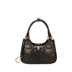 BORSA MINI BAG SINTETICO NERO, Primadonna, 225125126EPNEROUNI, 001a