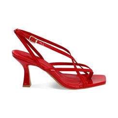 Sandale à talons femme rouge en vernis, Primadonna, 252164826VEROSS035, 001 preview