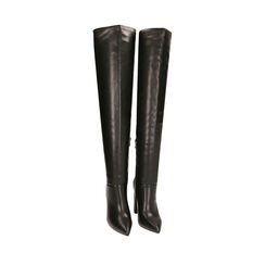 Botas por encima de la rodilla negras, tacón de 9,5 cm., 203072301EPNERO035, 002a
