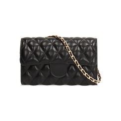 Mini bag nera con tracolla elegante, Borse, 275700603EPNEROUNI, 001 preview